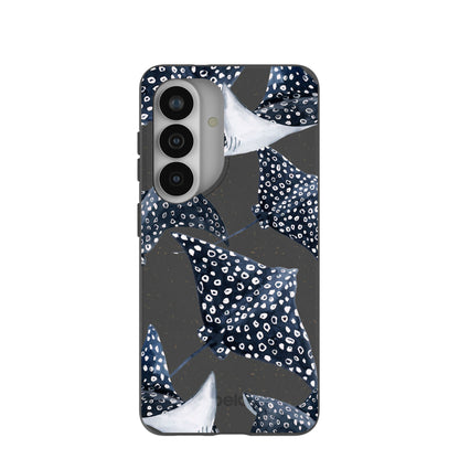 Black Midnight Rays Samsung Galaxy S26 Case