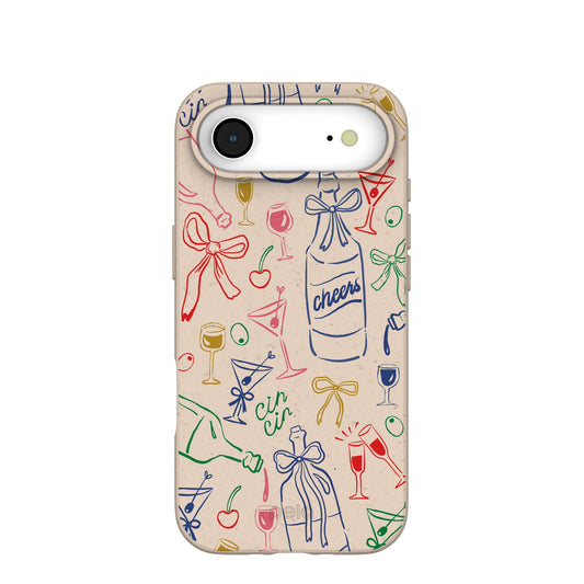 Seashell Midnight Toast iPhone Air Case