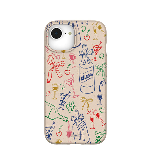 Seashell Midnight Toast iPhone 16e/17e Case