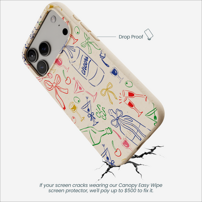 Seashell Midnight Toast iPhone 17 Pro Max Case