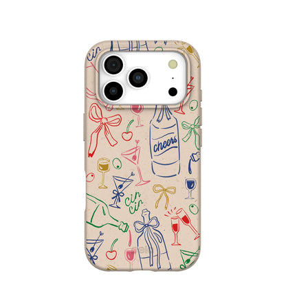 Seashell Midnight Toast iPhone 17 Pro Case