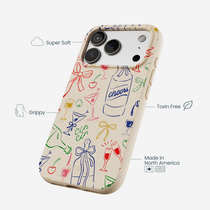 Seashell Midnight Toast iPhone 17 Pro Case