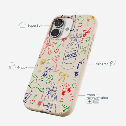 Seashell Midnight Toast iPhone 17 Case