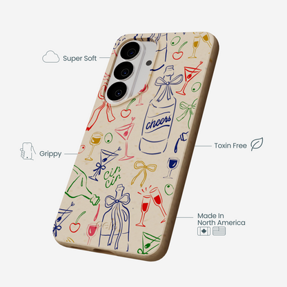 Seashell Midnight Toast Samsung Galaxy S26 Case