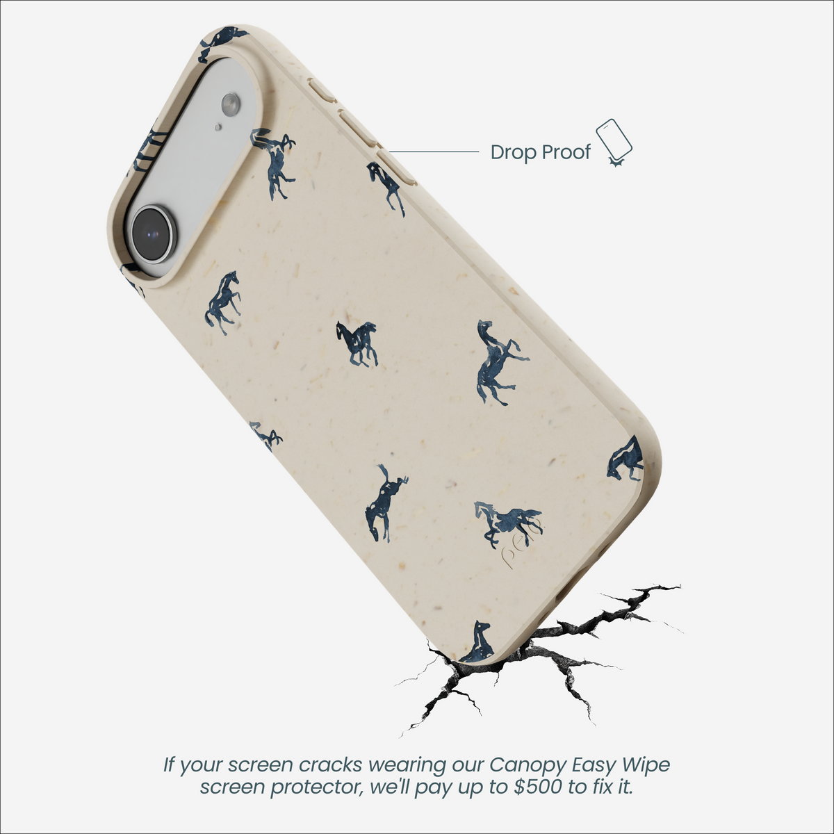 London Fog Mini Horses iPhone Air Case