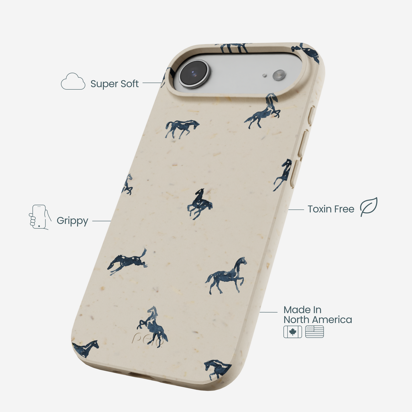 London Fog Mini Horses iPhone Air Case