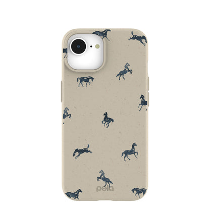 London Fog Mini Horses iPhone 16e/17e Case