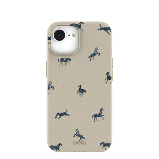 London Fog Mini Horses iPhone 16e/17e Case