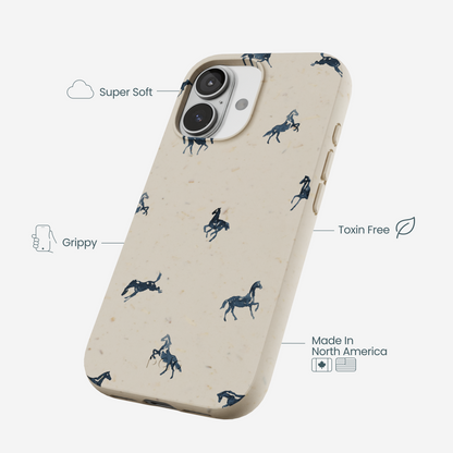 London Fog Mini Horses iPhone 17 Case