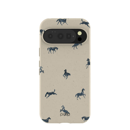 London Fog Mini Horses Google Pixel 10/10 Pro Case