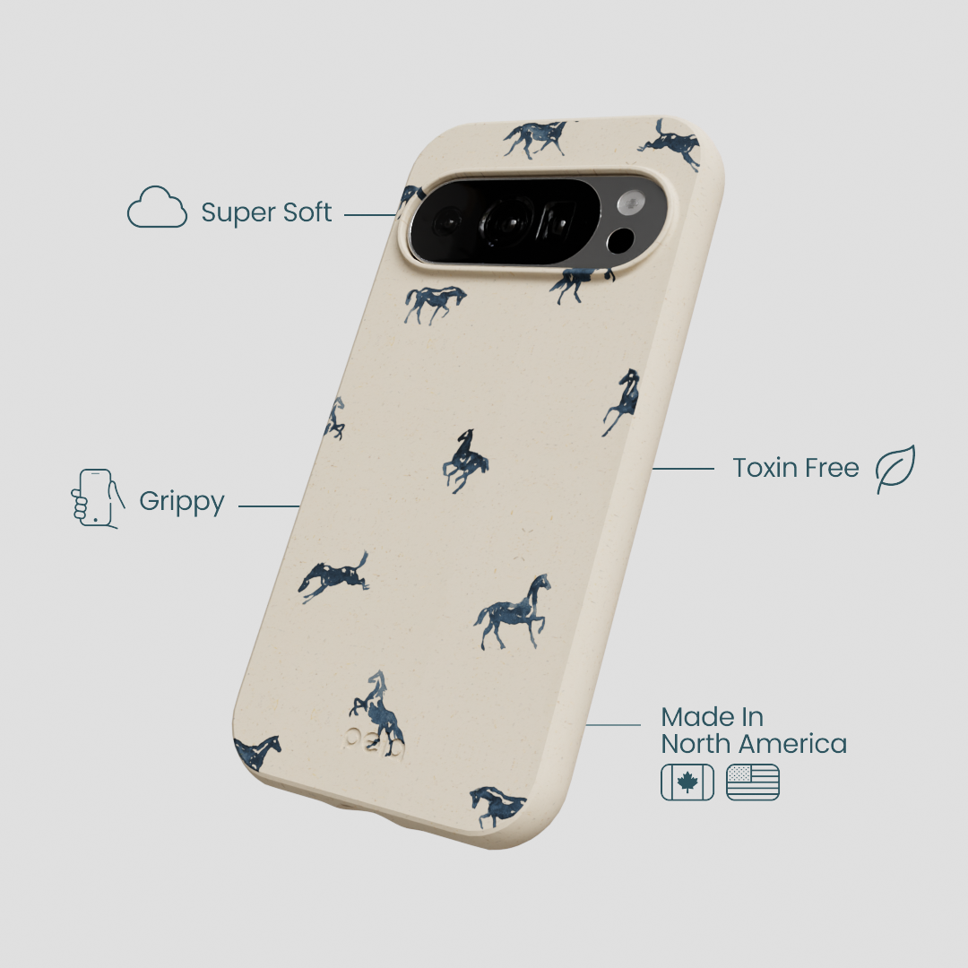 London Fog Mini Horses Google Pixel 10/10 Pro Case