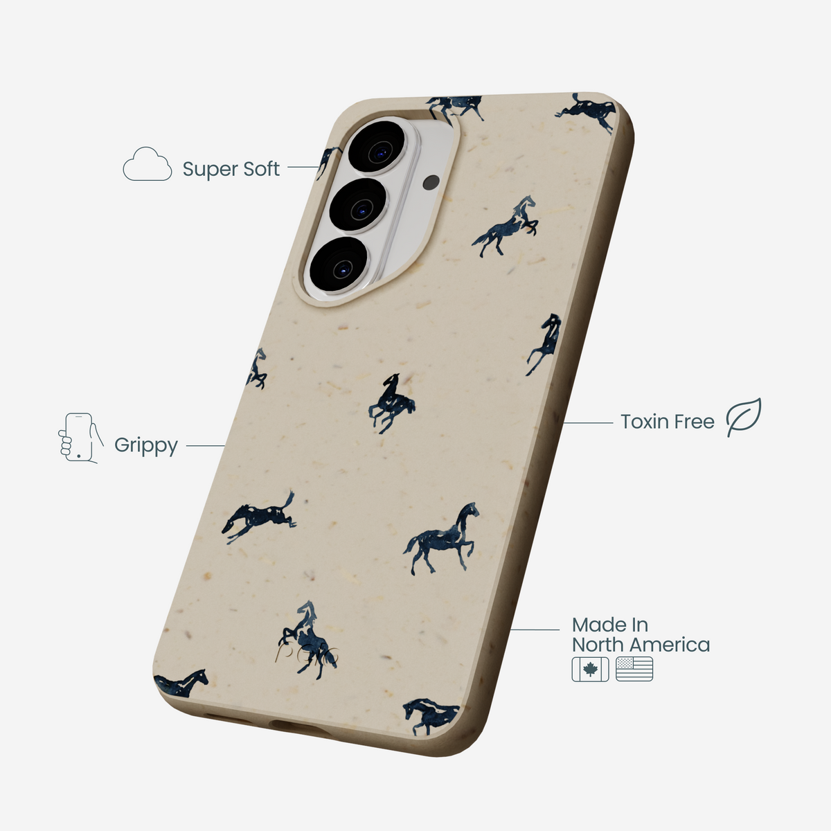 London Fog Mini Horses Samsung Galaxy S26 Case
