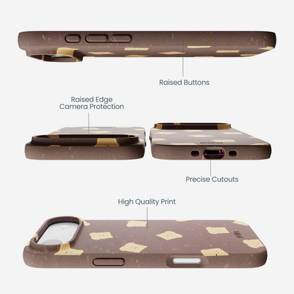 Chocolate Brown Mini Toast iPhone Air Case