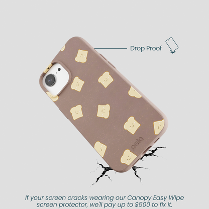 Chocolate Brown Mini Toast iPhone 16e/17e Case