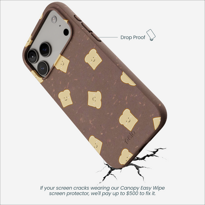 Chocolate Brown Mini Toast iPhone 17 Pro Max Case