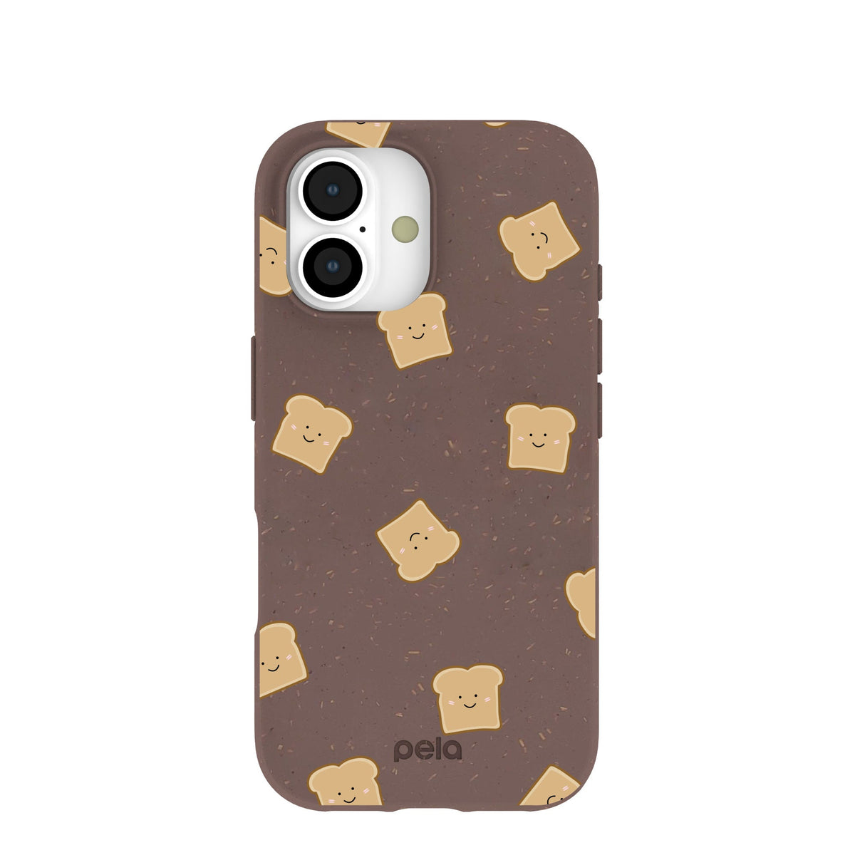 Chocolate Brown Mini Toast iPhone 17 Case
