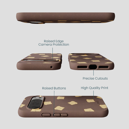 Chocolate Brown Mini Toast Google Pixel 10/10 Pro Case