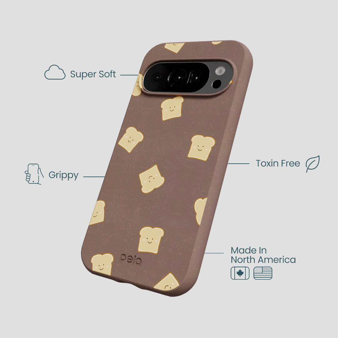 Chocolate Brown Mini Toast Google Pixel 10/10 Pro Case