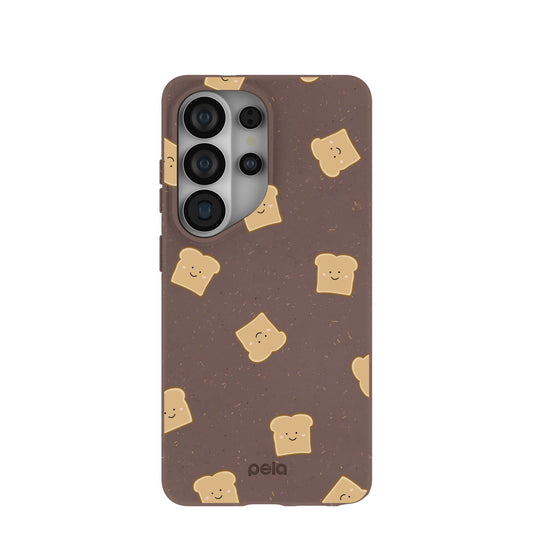 Chocolate Brown Mini Toast Samsung Galaxy S26 Ultra Case