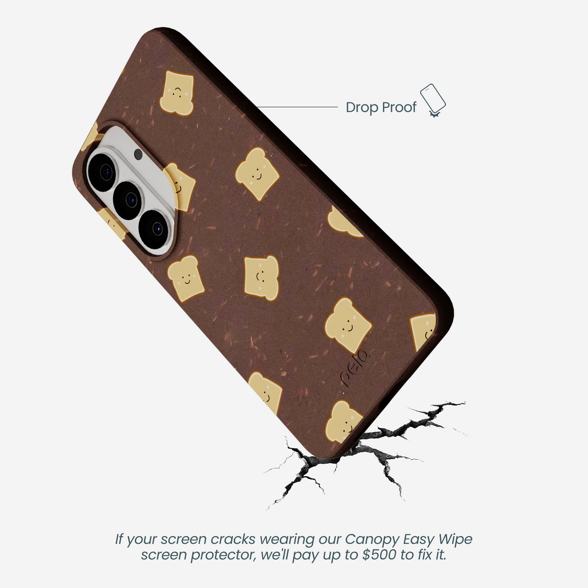 Chocolate Brown Mini Toast Samsung Galaxy S26 Case