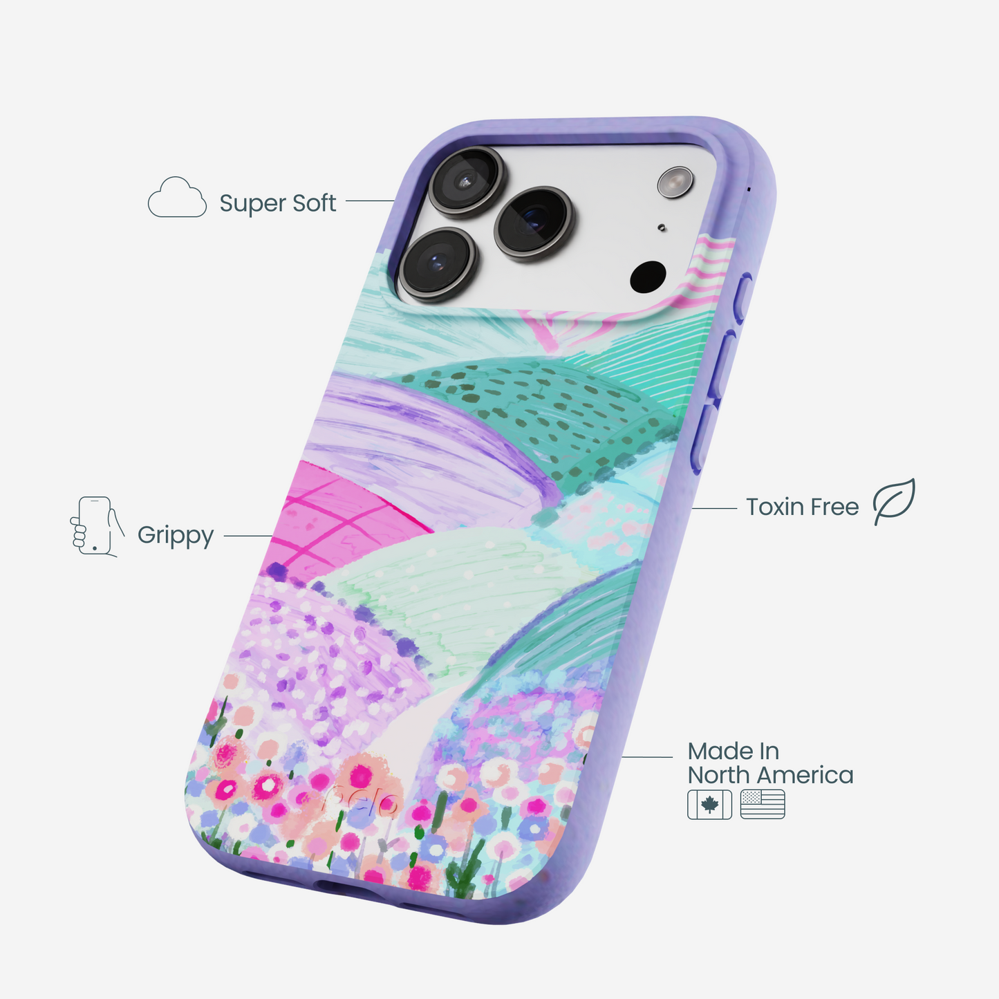Lavender Misty Mauve iPhone 17 Pro Case