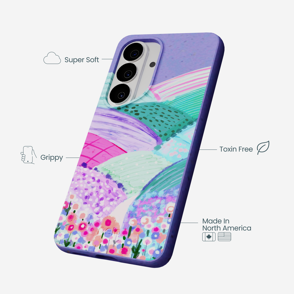 Lavender Misty Mauve Samsung Galaxy S26 Case