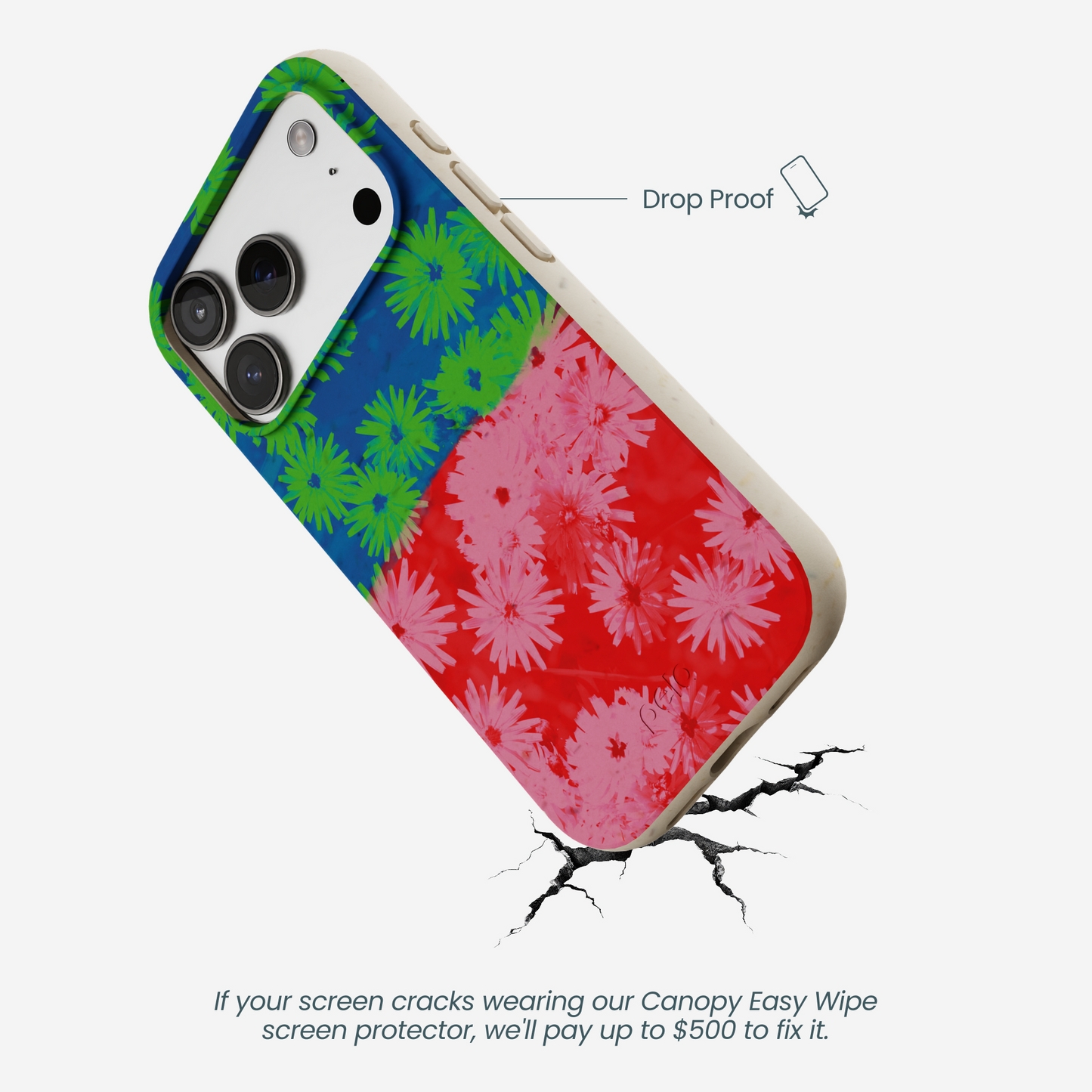 London Fog Mod Floral iPhone 17 Pro Case