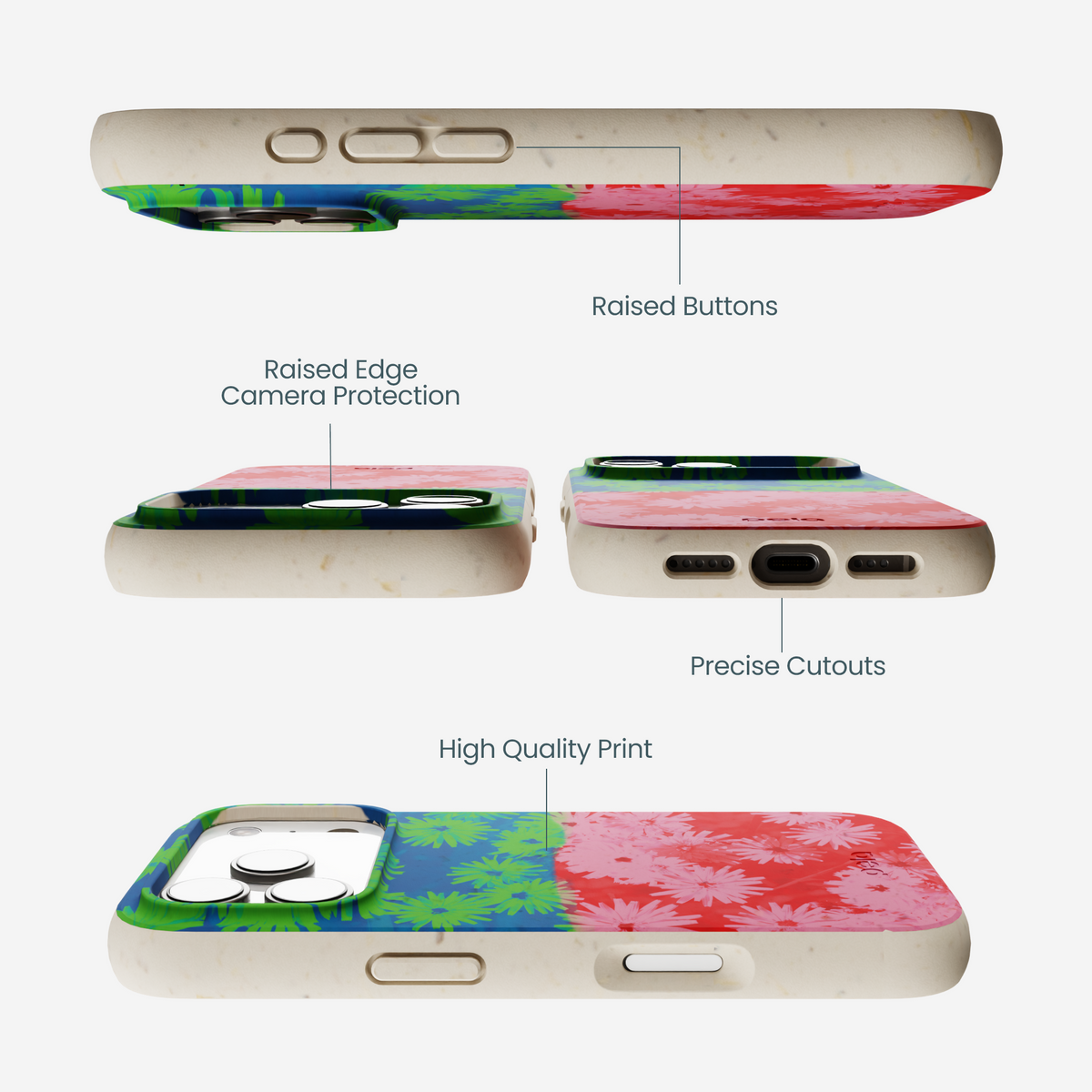 London Fog Mod Floral iPhone 17 Pro Case