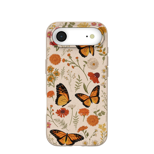 Seashell Monarch Butterfly iPhone Air Case