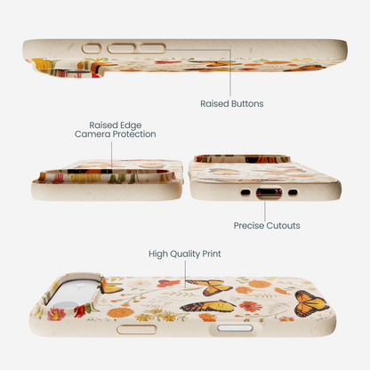 Seashell Monarch Butterfly iPhone Air Case