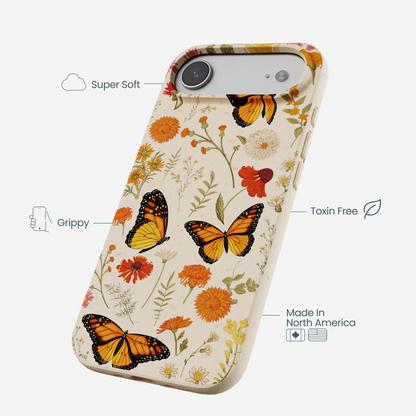 Seashell Monarch Butterfly iPhone Air Case