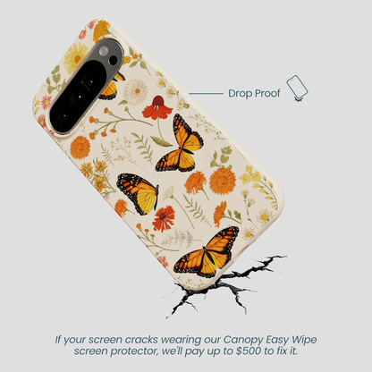 Seashell Monarch Butterfly Google Pixel 10 Pro XL Case