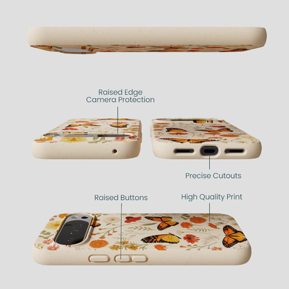 Seashell Monarch Butterfly Google Pixel 10 Pro XL Case