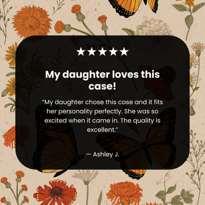 Seashell Monarch Butterfly Samsung Galaxy S26 Ultra Case