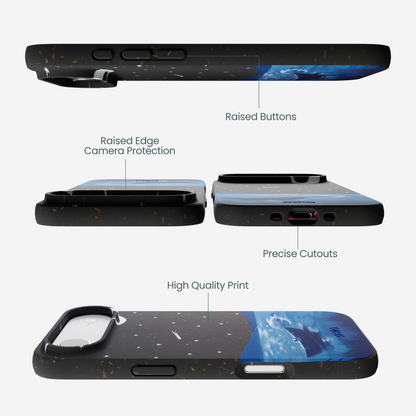 Black Moonlight Lake iPhone Air Case