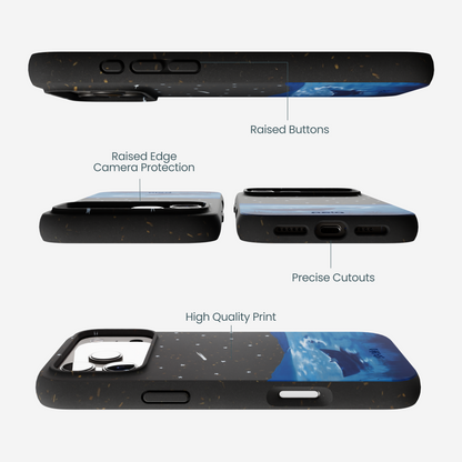 Black Moonlight Lake iPhone 17 Pro Max Case