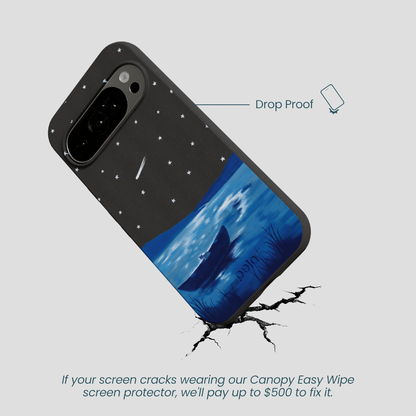 Black Moonlight Lake Google Pixel 10/10 Pro Case