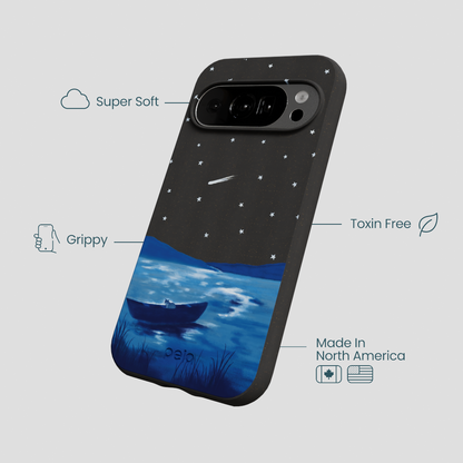Black Moonlight Lake Google Pixel 10/10 Pro Case