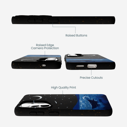 Black Moonlight Lake Samsung Galaxy S26 Case