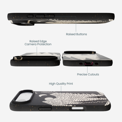 Black Moonlight Peaks iPhone Air Case