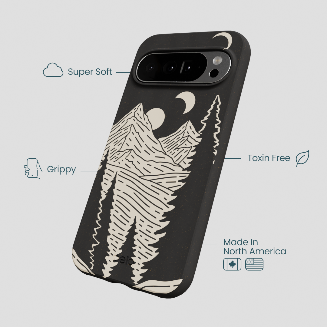 Black Moonlight Peaks Google Pixel 10 Pro XL Case