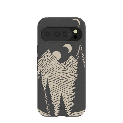 Black Moonlight Peaks Google Pixel 10/10 Pro Case