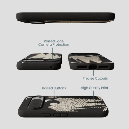 Black Moonlight Peaks Google Pixel 10/10 Pro Case
