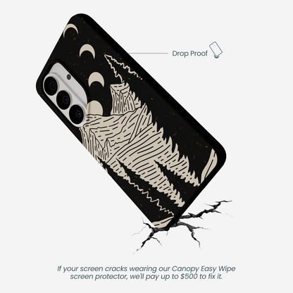 Black Moonlight Peaks Samsung Galaxy S26 Case
