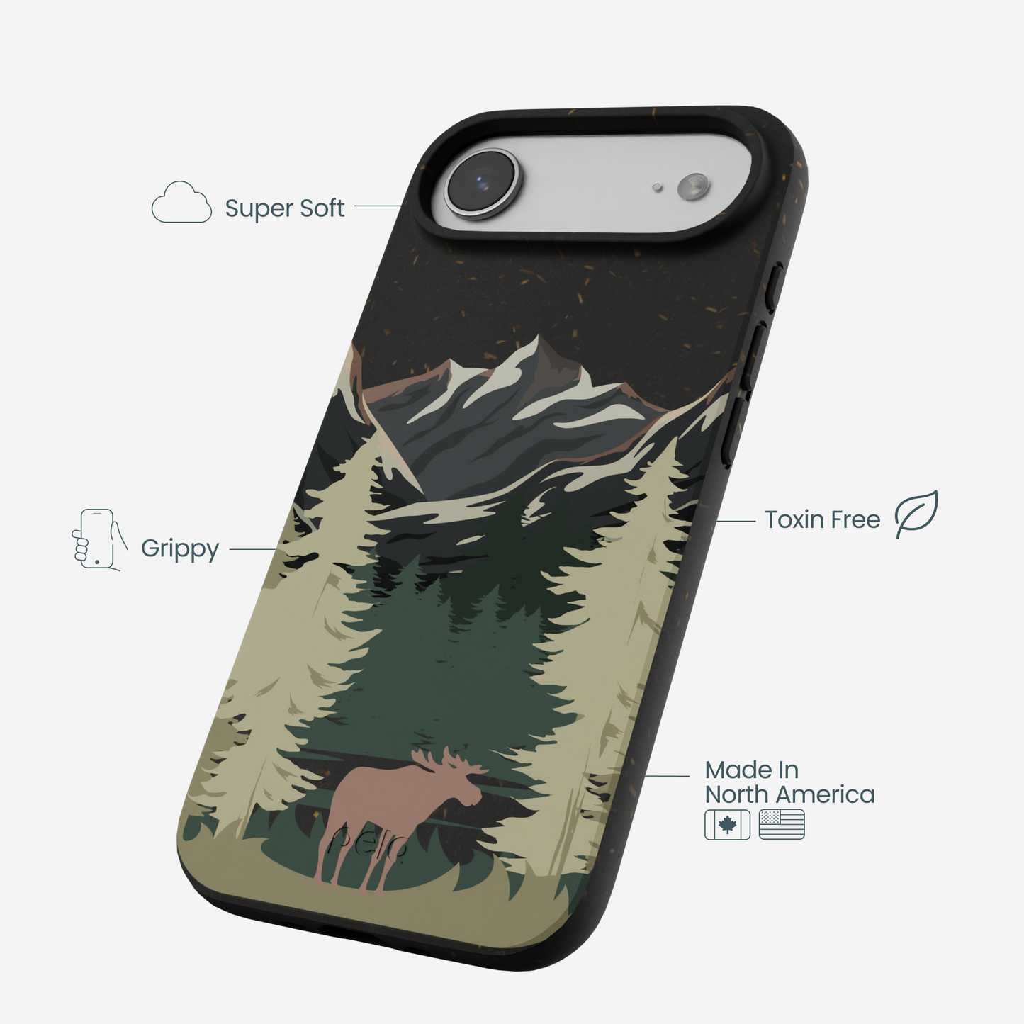 Black Moose Mountain iPhone Air Case