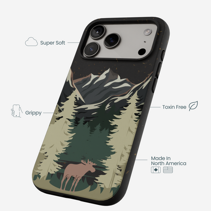 Black Moose Mountain iPhone 17 Pro Max Case