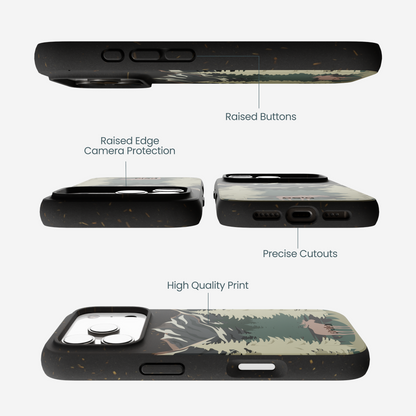Black Moose Mountain iPhone 17 Pro Case