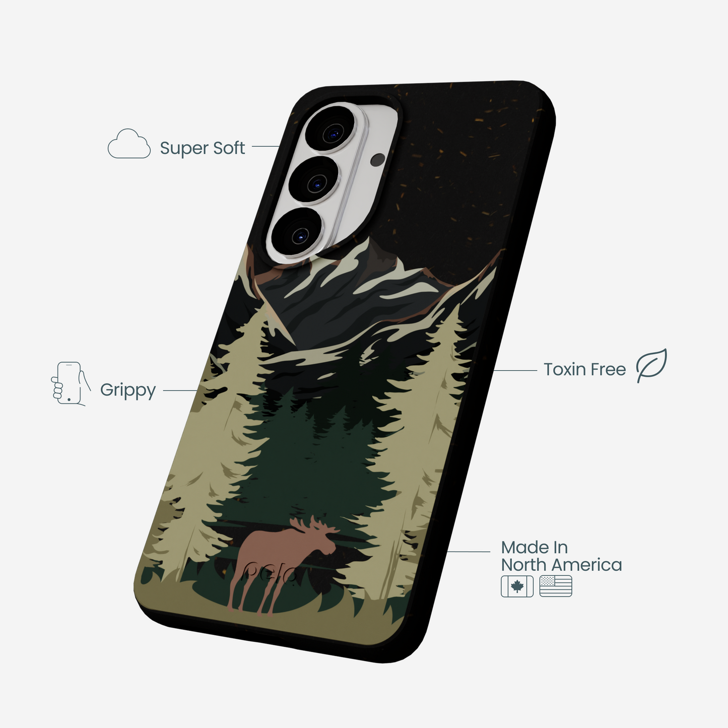 Black Moose Mountain Samsung Galaxy S26 Case