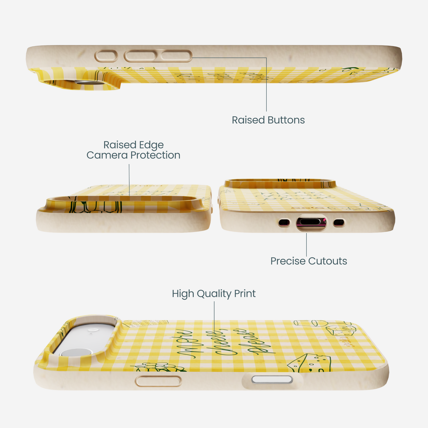 Seashell More Cheese iPhone Air Case