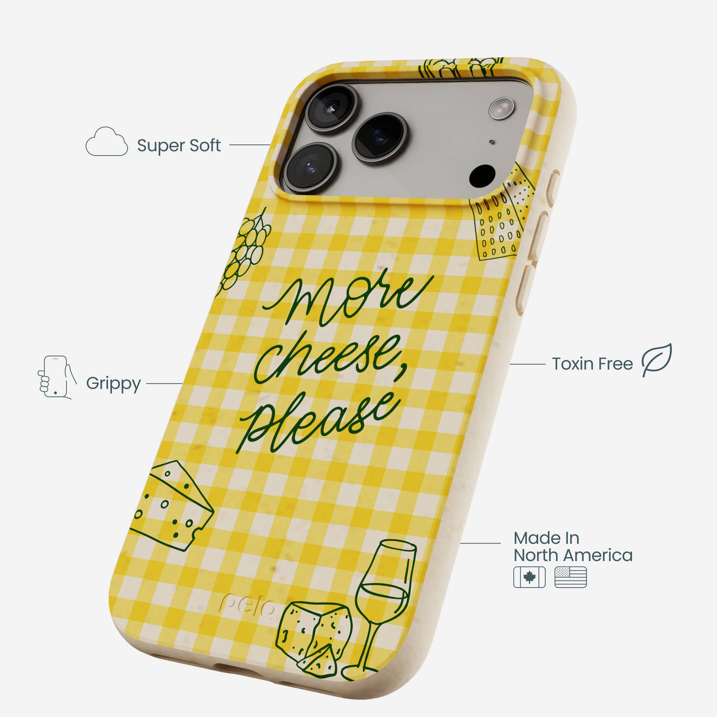 Seashell More Cheese iPhone 17 Pro Max Case